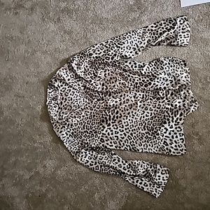 Victoria's secret cheetah pajama top
